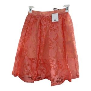 Topshop Peach Skirt 4